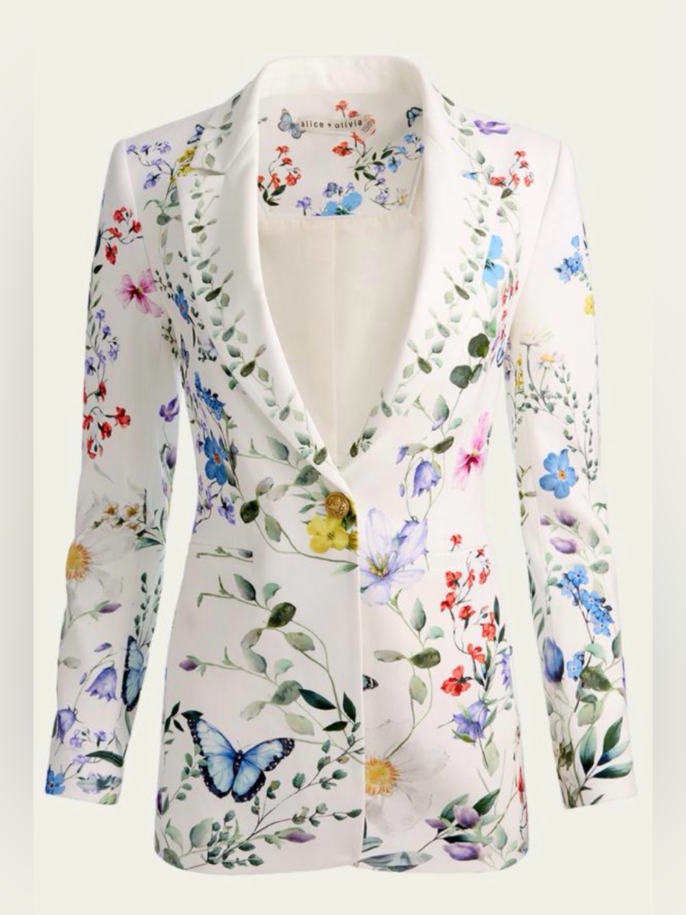 Alice + Olivia Breann Long Fitted Blazer - Picture 5 of 12
